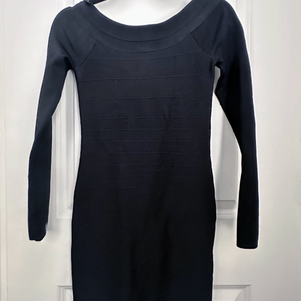 Bebe Black Bandage Dress